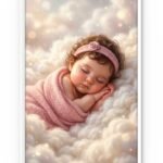 Sleeping Child in the Clouds – A Gentle Dream