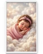 Sleeping Child in the Clouds – A Gentle Dream