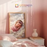 Sleeping Child in the Clouds – A Gentle Dream - Image 2